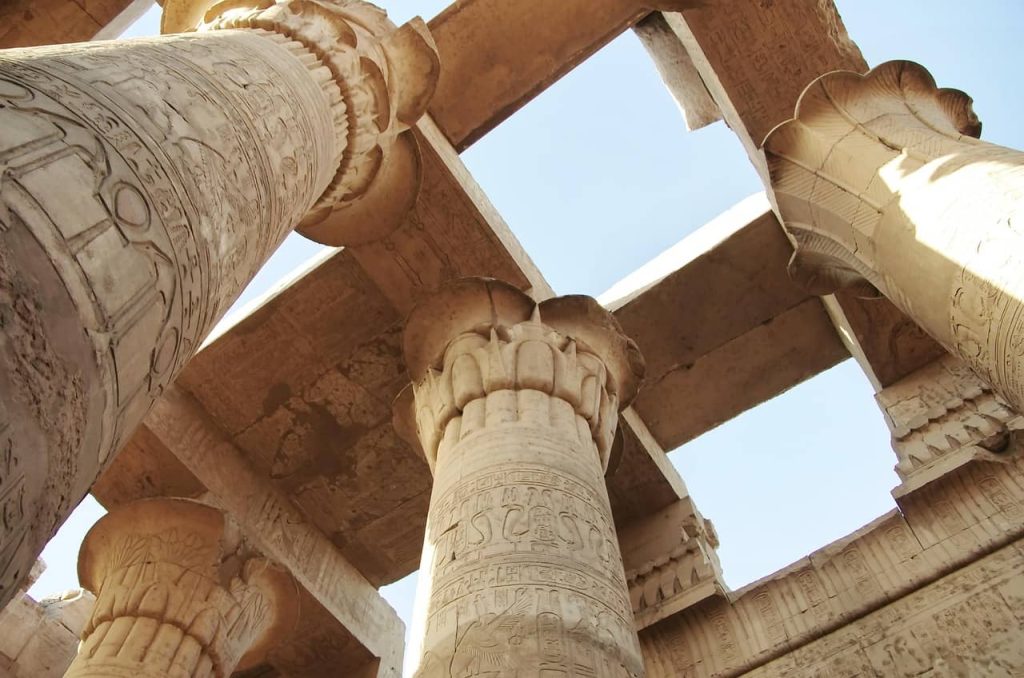 Columnas palmiformes Karnak