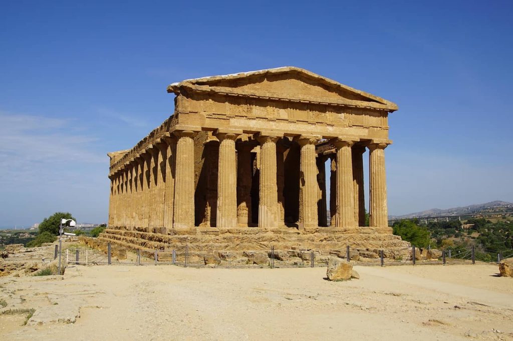 Templo Concordia. Agrigento