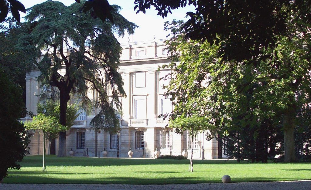 achada suroeste del Palacio de Liria de Madrid. Ventura Rodríguez 1762 y 1783. Foto Luis Garcia
